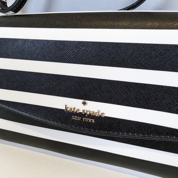 Kate Spade Laurel Way Winni Striped Crossbody Clutch | NWT - Picture 5 of 10